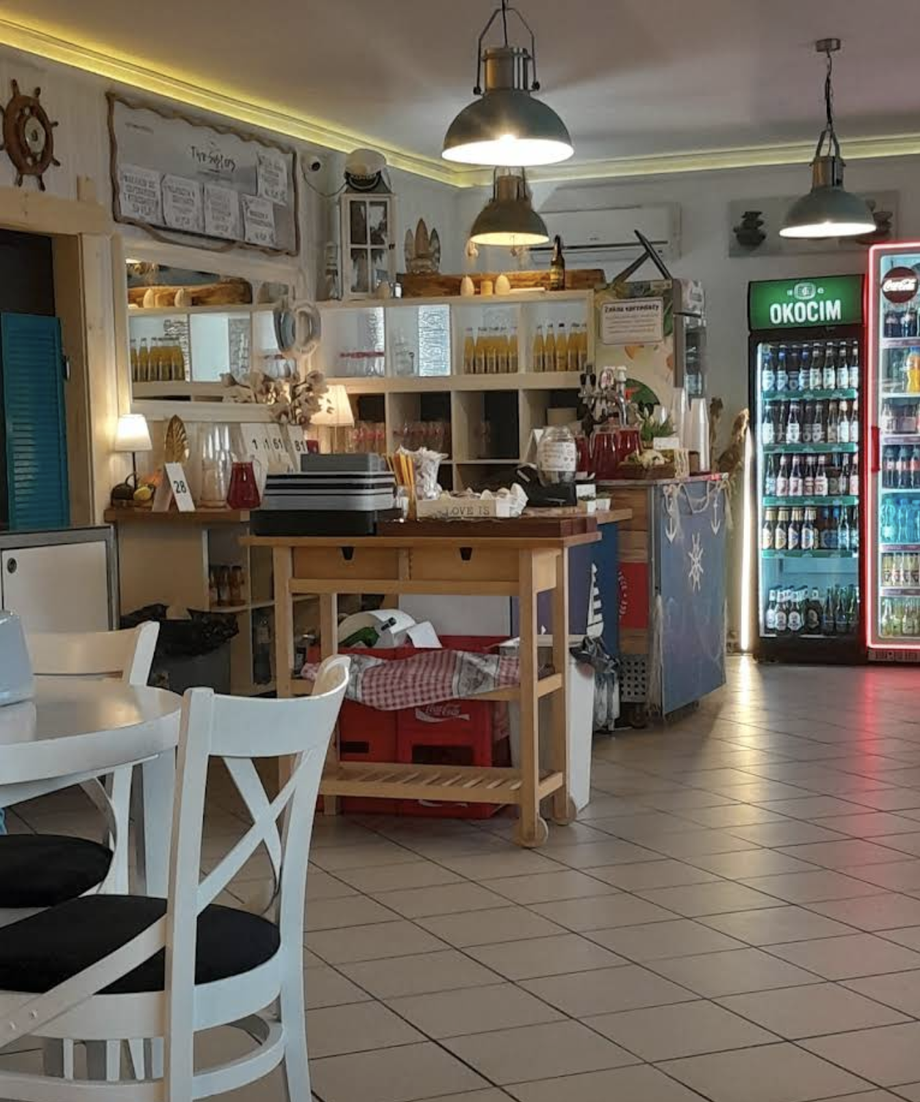 Wnętrze restauracji Złota Mewa